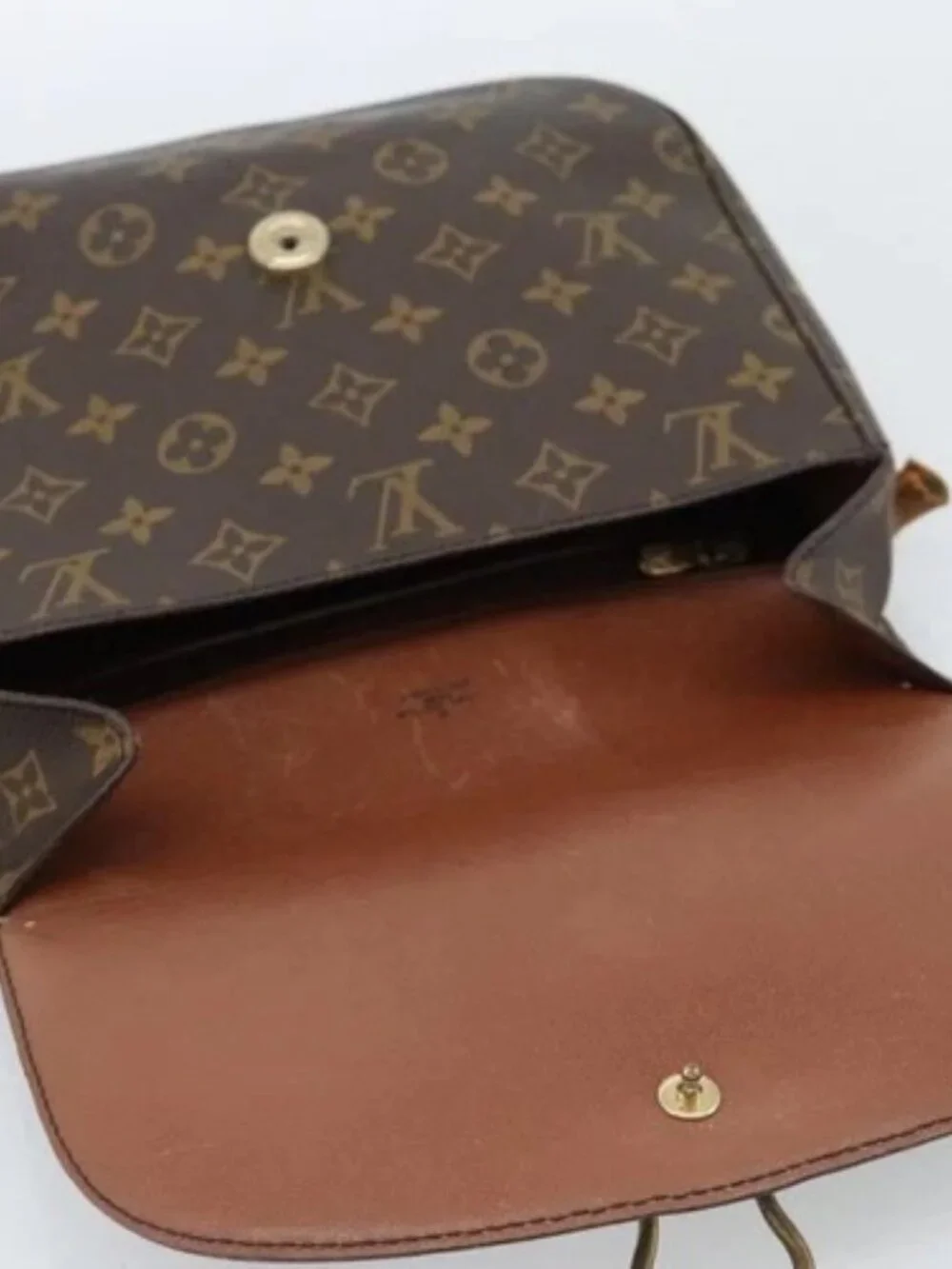 LOUIS VUITTON Monogram Saint Cloud GM Shoulder Bag M51242 LV Auth 184843